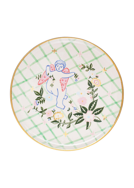 Plate with Angel