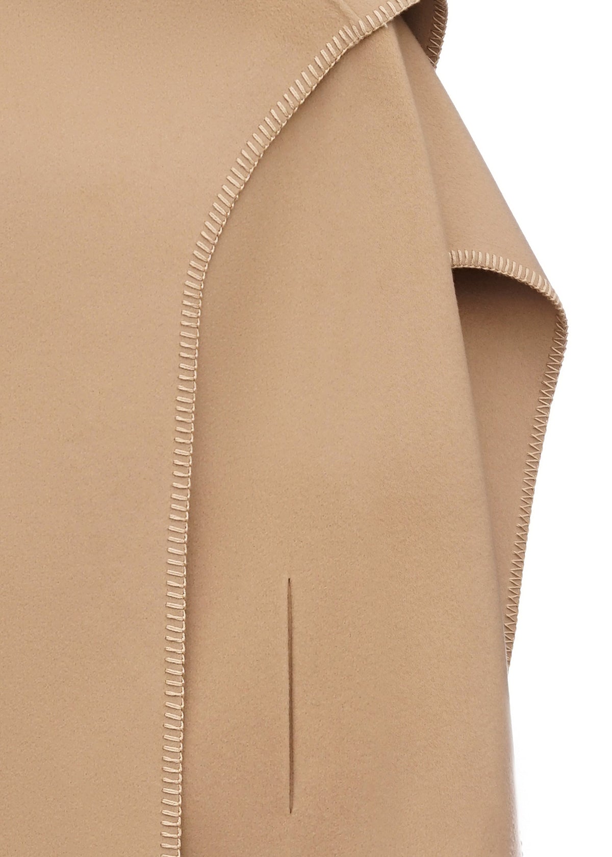 Chuga Scarf Poncho in Beige
