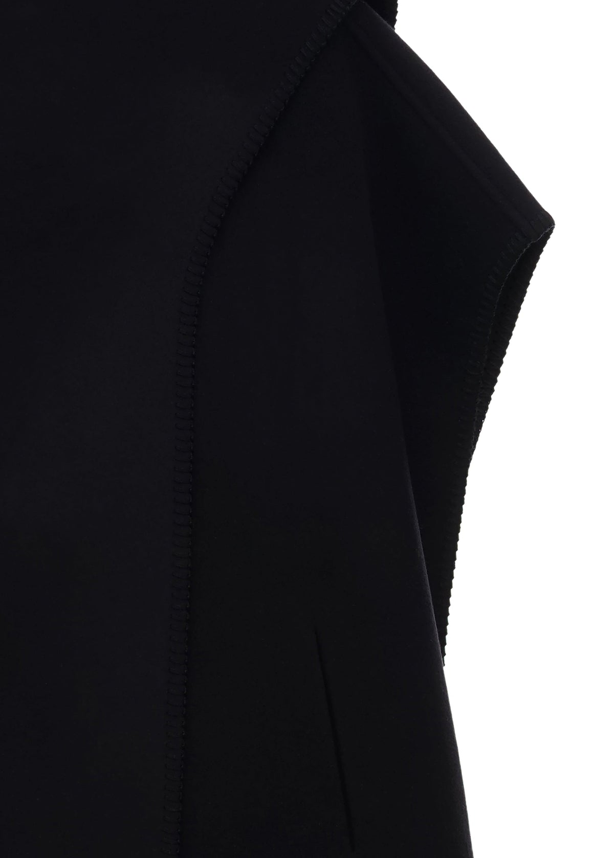 Chuga Scarf Poncho in Black slide 3