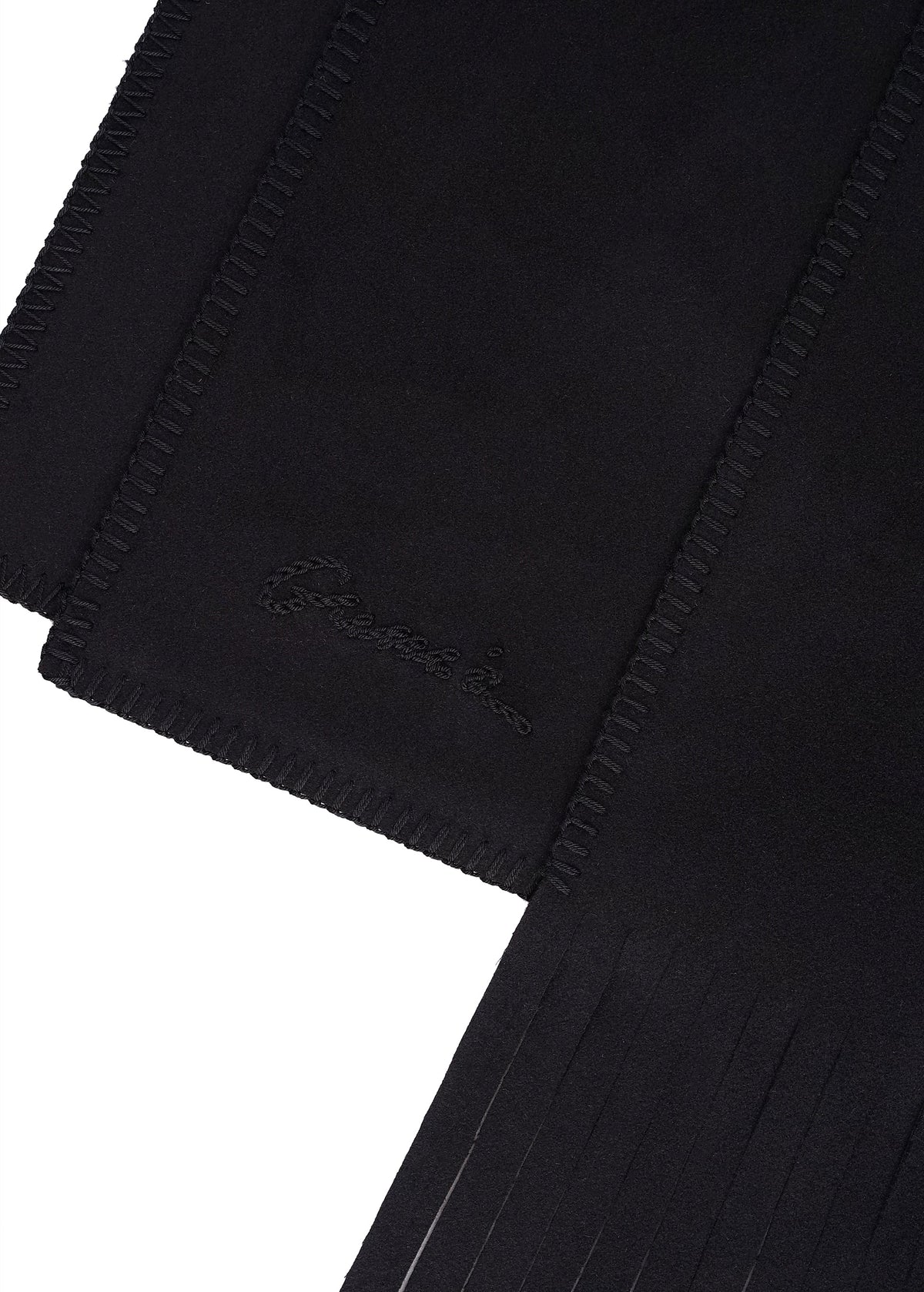 Chuga Scarf Poncho in Black