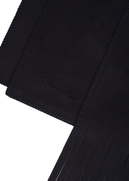 Chuga Scarf Poncho in Black