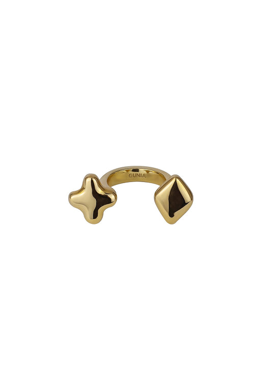 Prydane Gold-Plated Ring