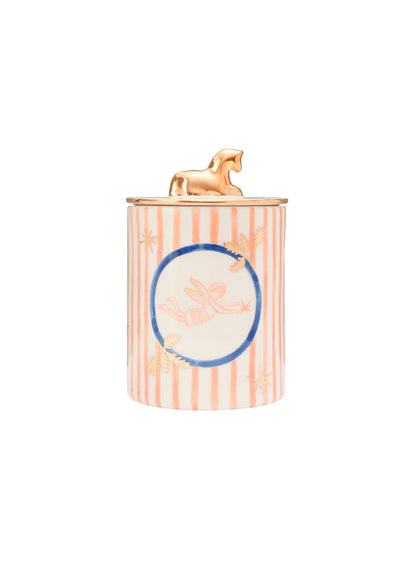 Horseman Sugar Bowl in Pink