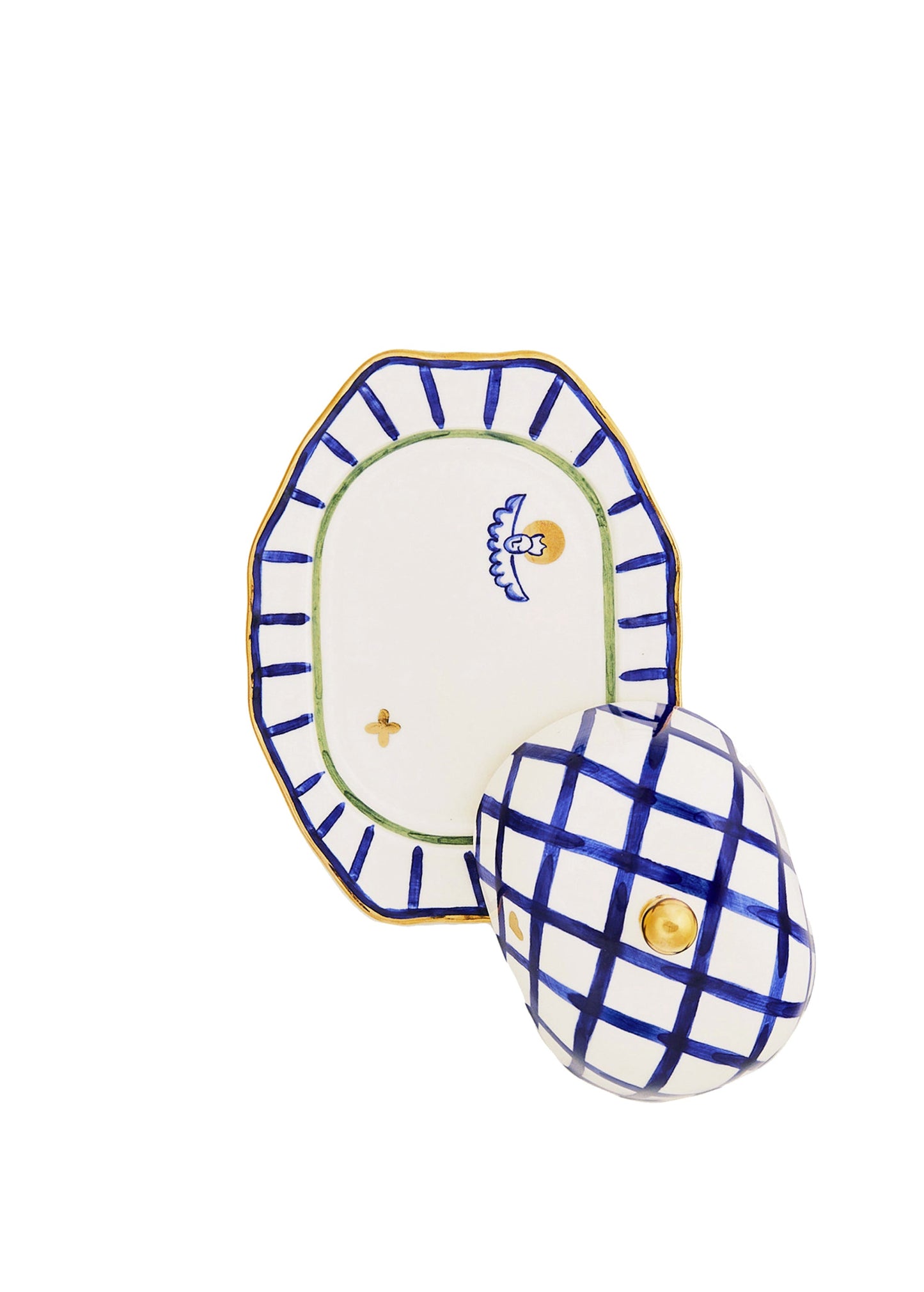 Ceramic butter dish Rabbit