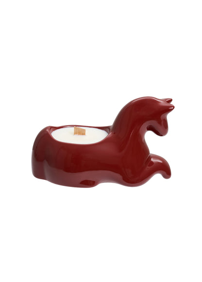Konyk Candle in Burgundy