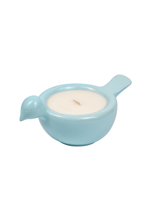 Bird Candle Periwinkle