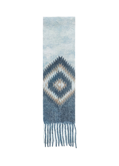 Geometria Scarf in Blue