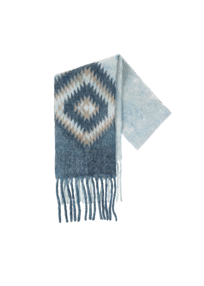 Geometria Scarf in Blue