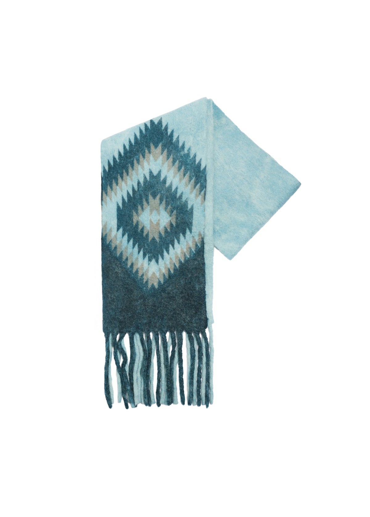 Geometria Scarf in Blue slide 3