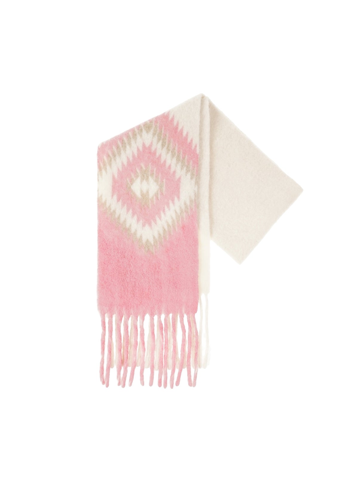 Geometria Scarf in Pink slide 3