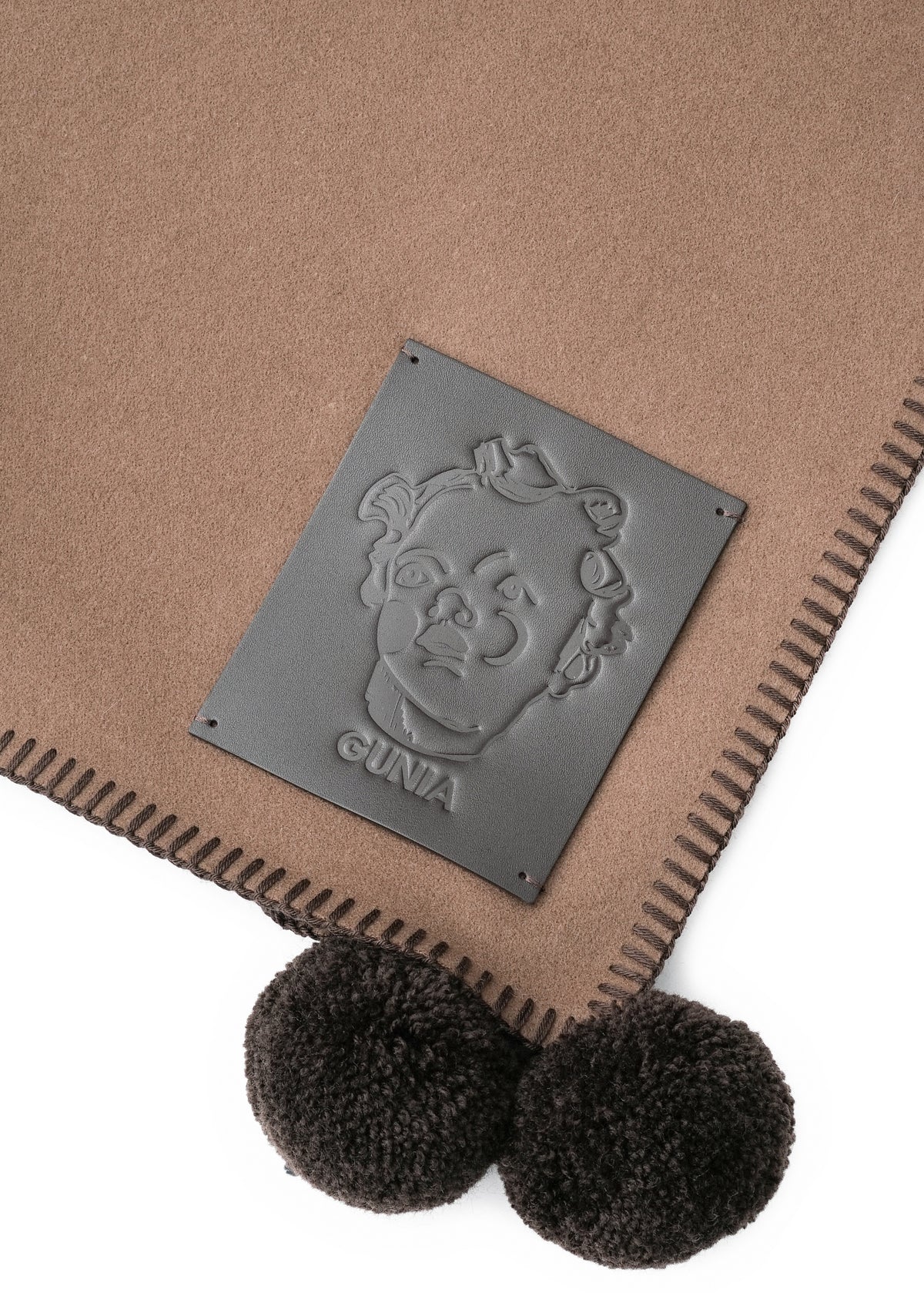 Textured Scarf in Camel