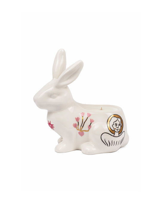 Soy candle rabbit