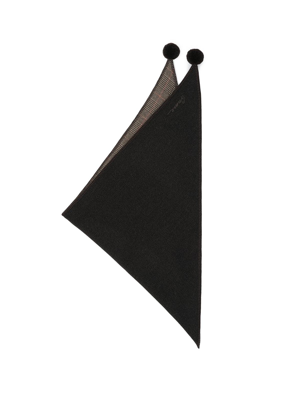 Triangle Scarf in Brown