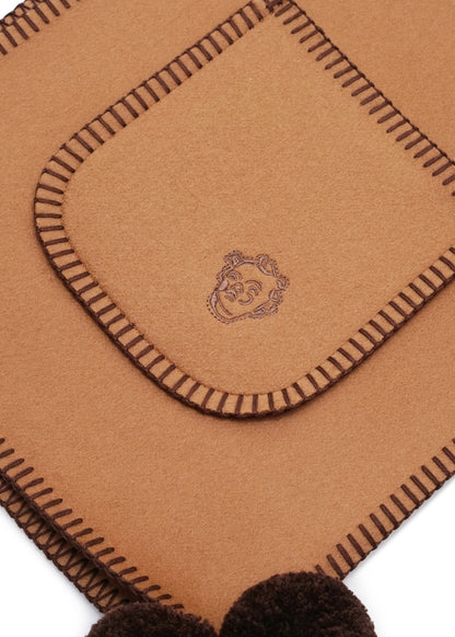 GUNIA Cashmere Scarf in Rust