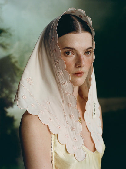 Pink Vytynanka Headscarf