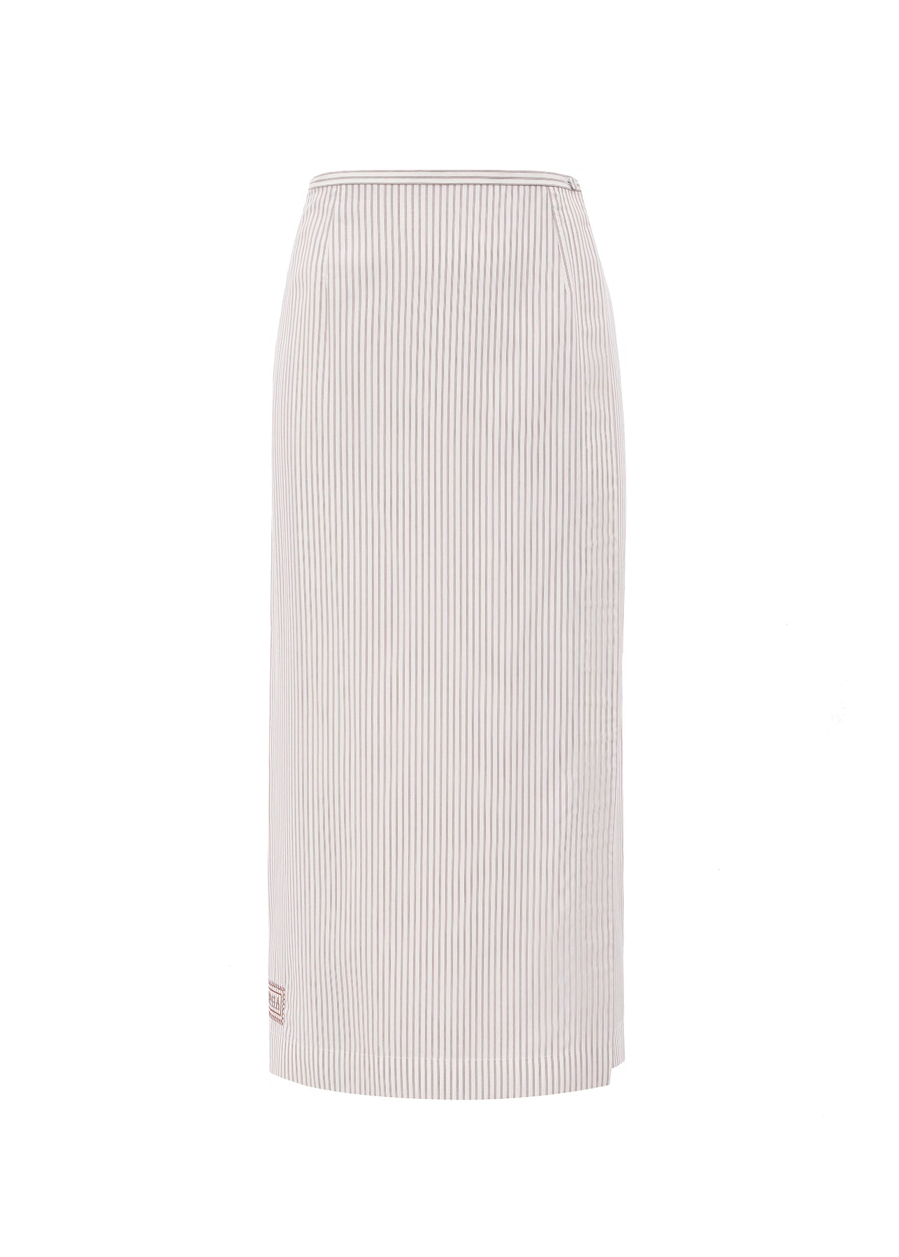 Striped Wrap Skirt
