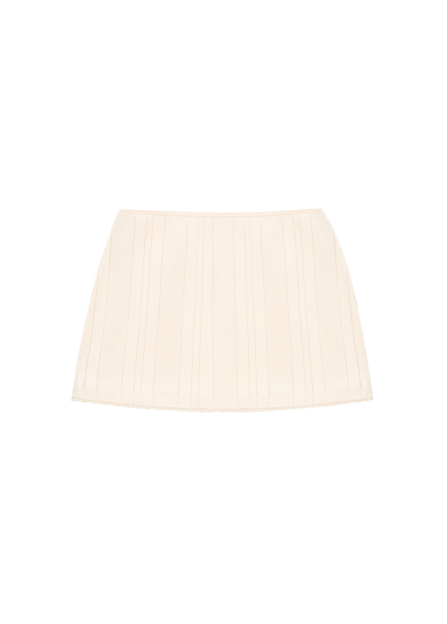 Textured Skirt in Milk