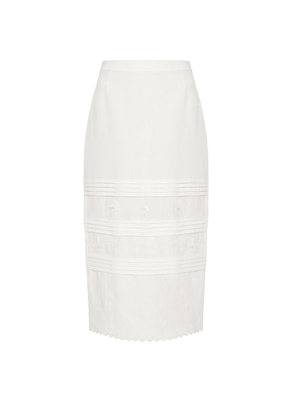Vilena Skirt in Milk