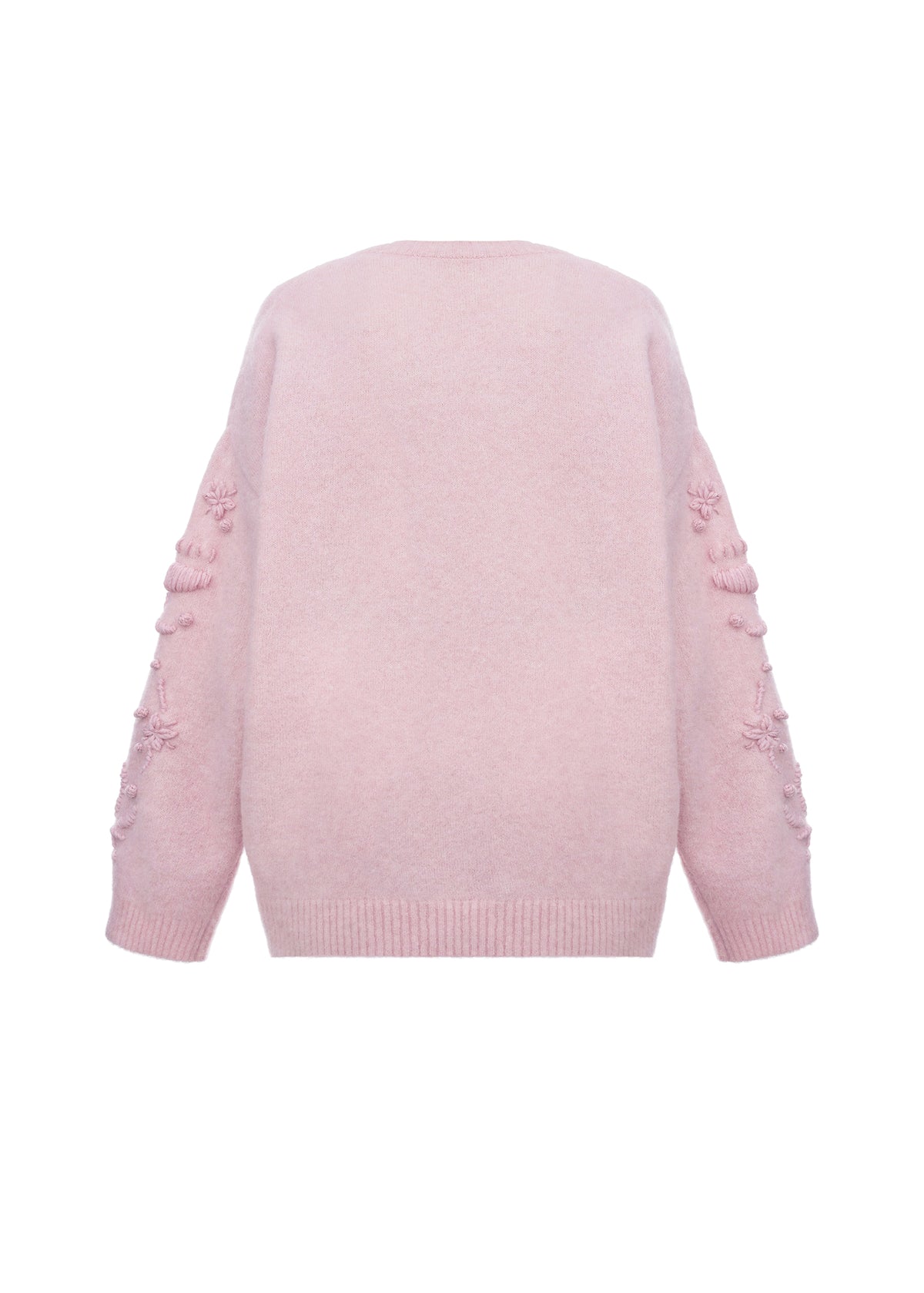 Flowers Sweater in Pink