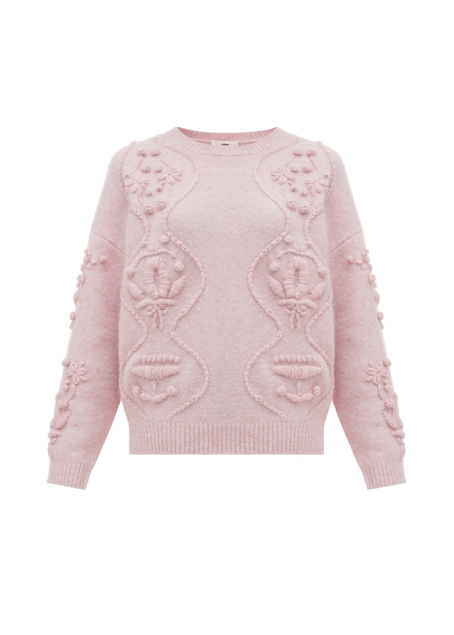 Flowers Sweater in Pink