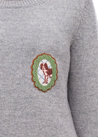 Riabchyk Patch-Detail Sweater