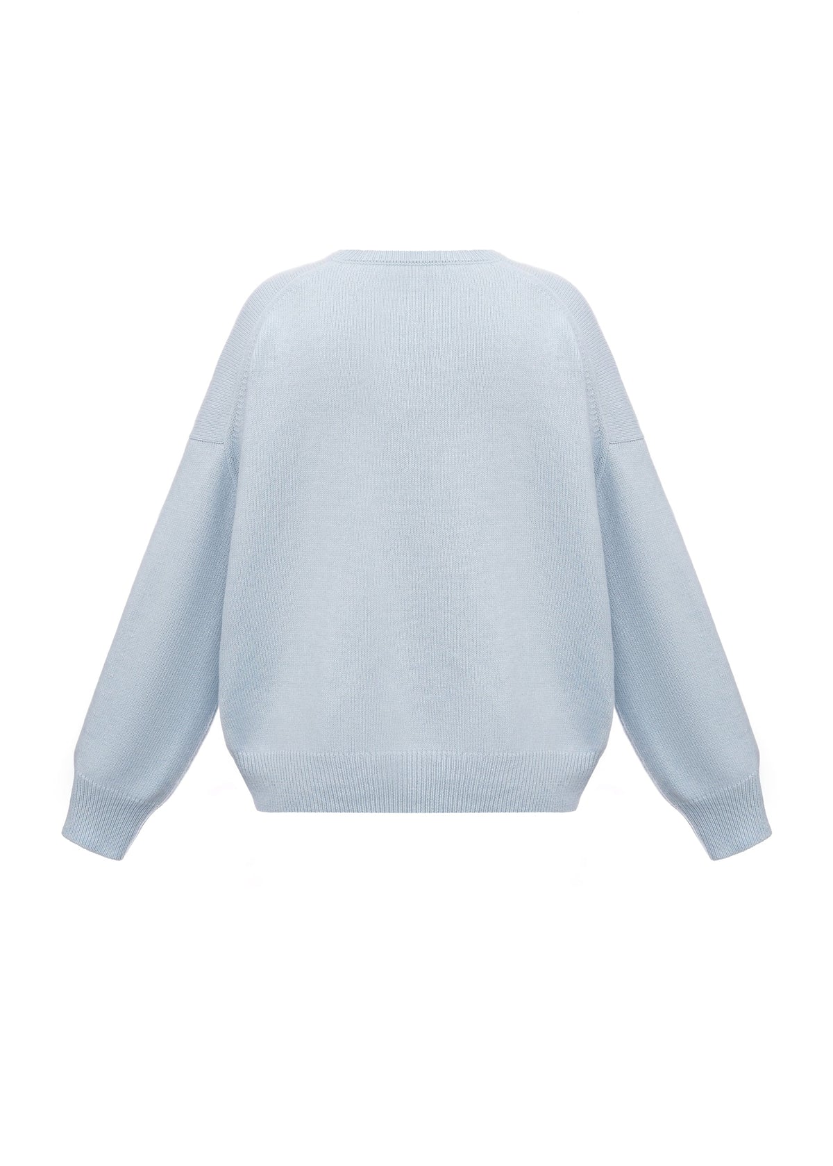 Sweater with GUNIA Embroidery in Blue