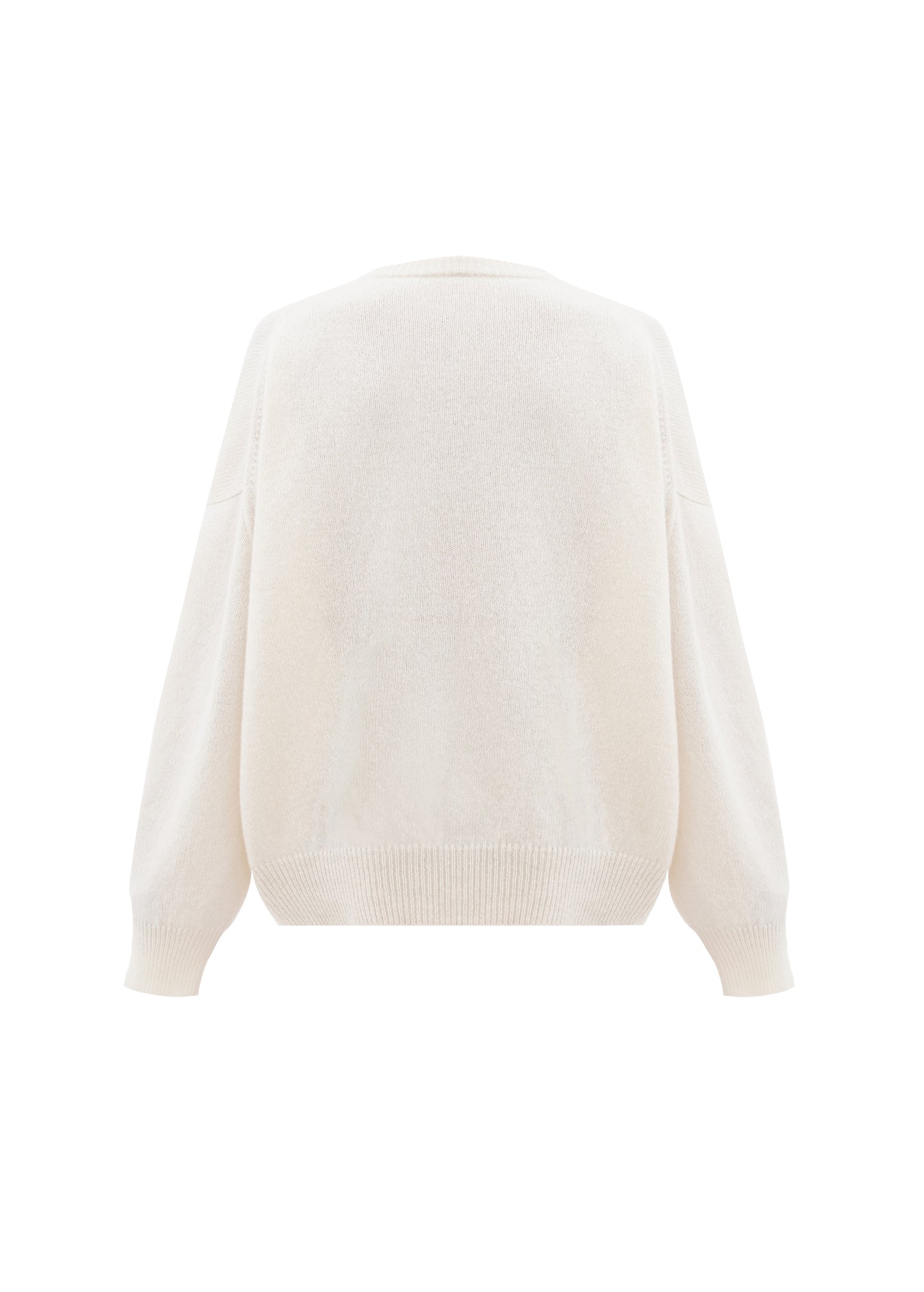 Sweater with Angel in Milk