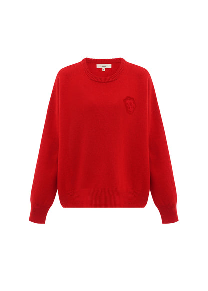 Sweater with Angel in Red