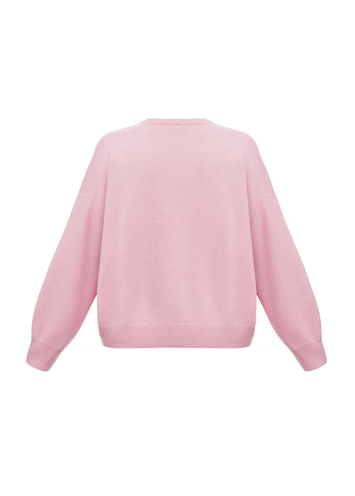 Sweater with GUNIA Embroidery in Pink