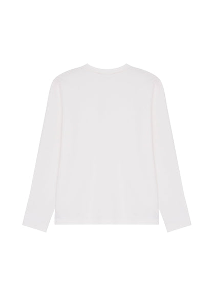 GUNIA Long Sleeve Top in Milk