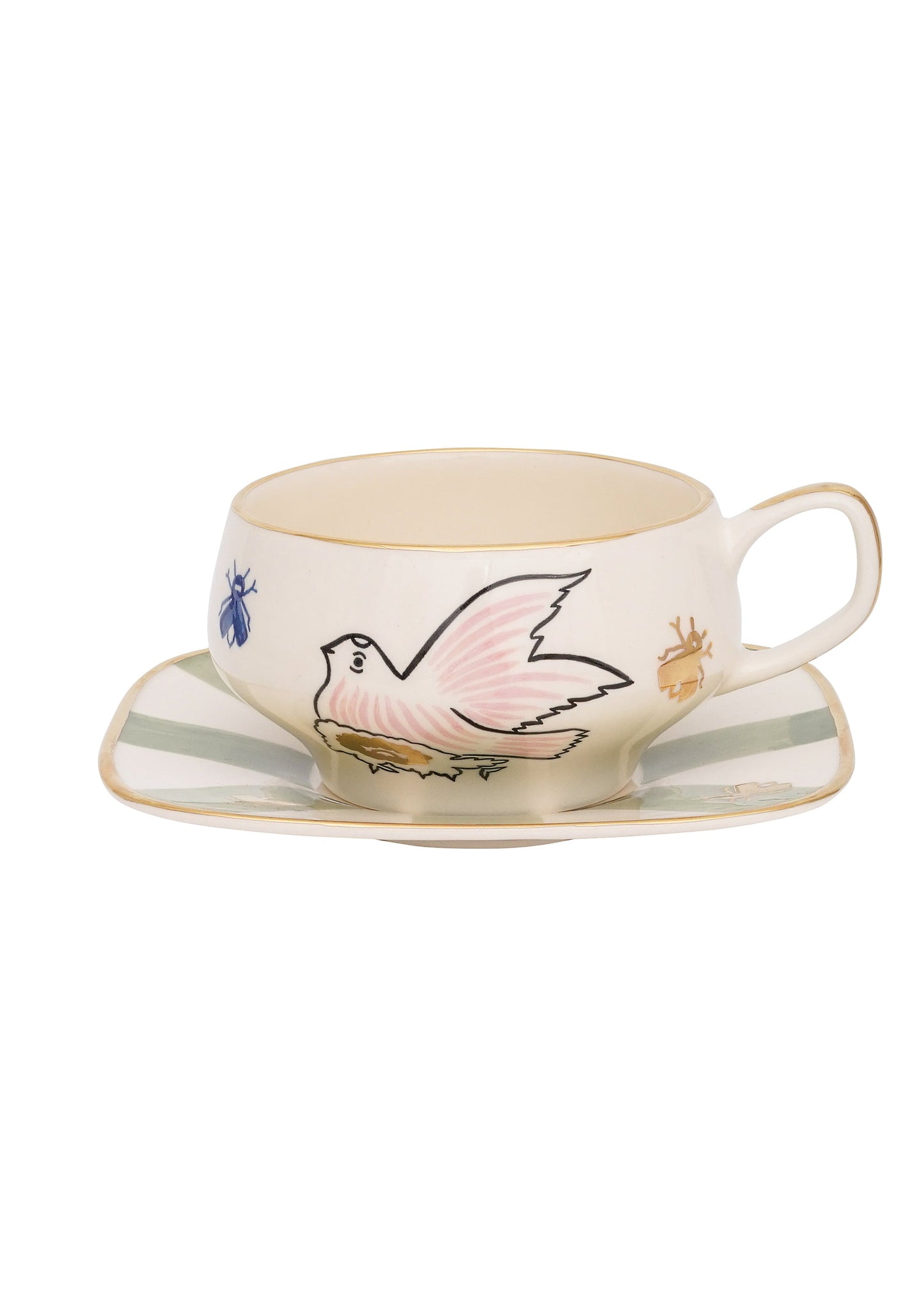Birdsong Tea Cup and Saucer Set