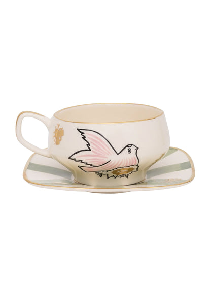 Birdsong Tea Cup and Saucer Set