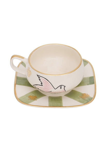 Birdsong Tea Cup and Saucer Set