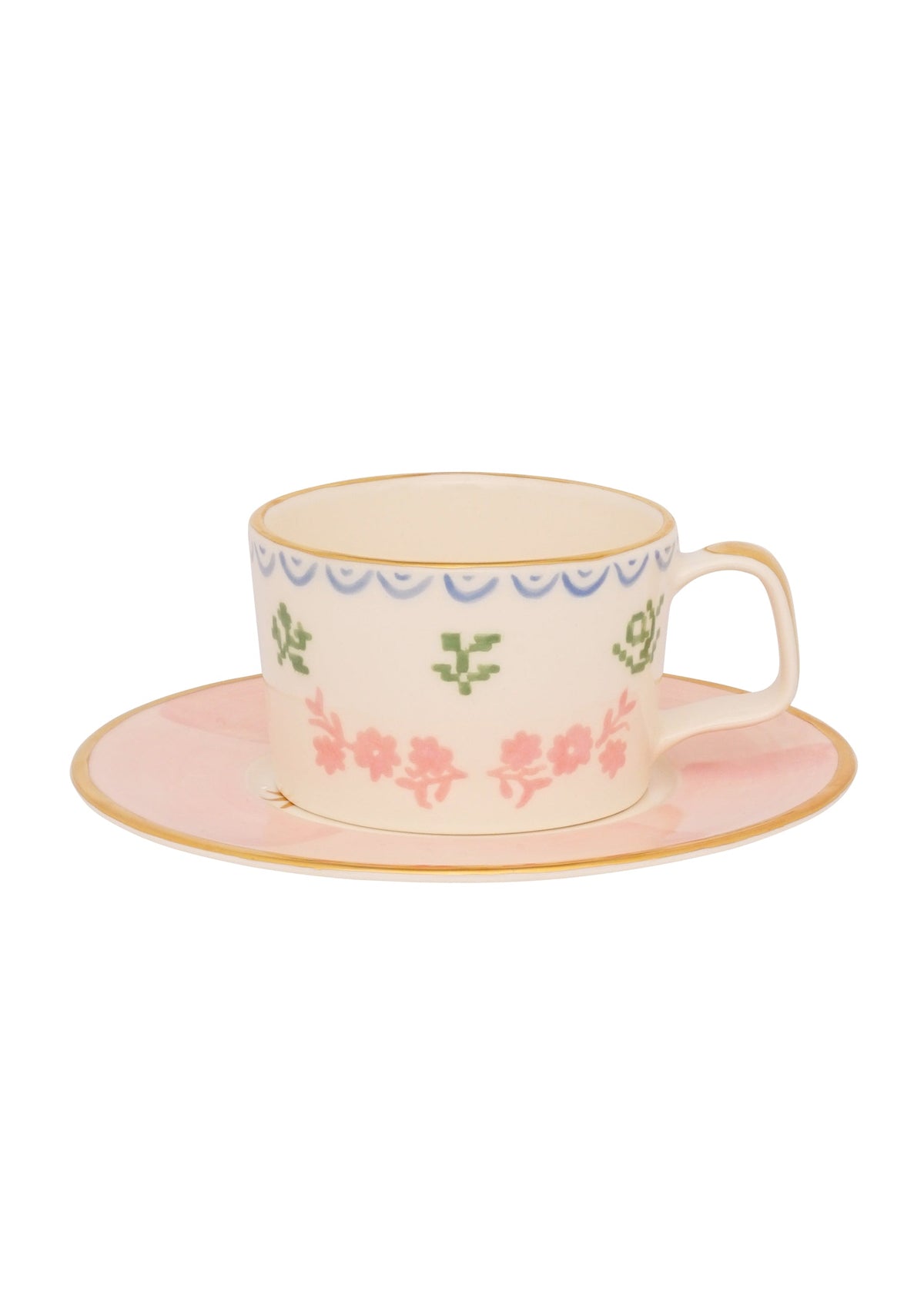 Billy Goat Teacup and Saucer Set