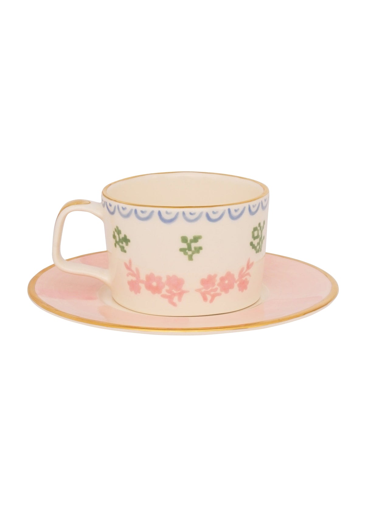 Billy Goat Teacup and Saucer Set