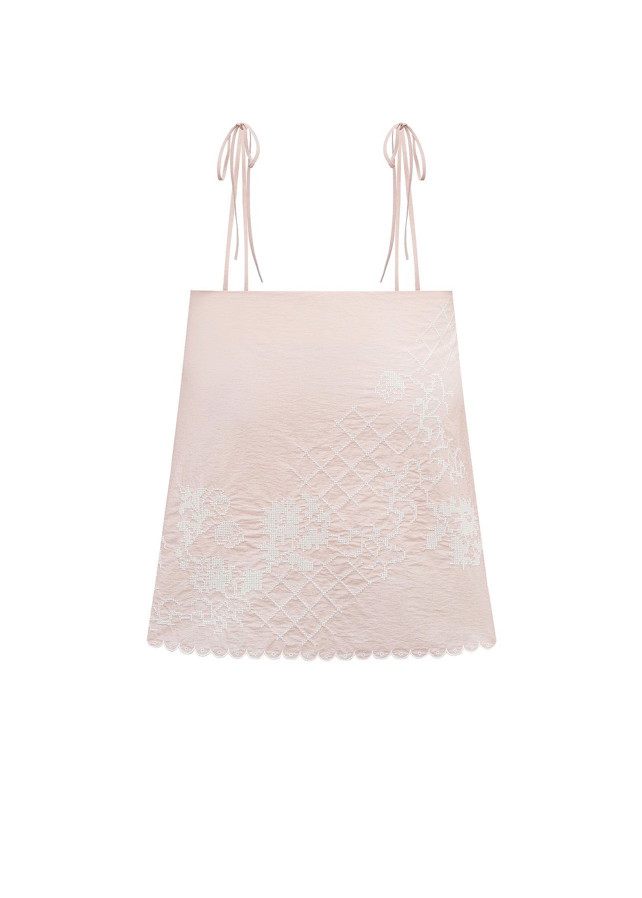 Top with Tyn Embroidery in pink slide 1