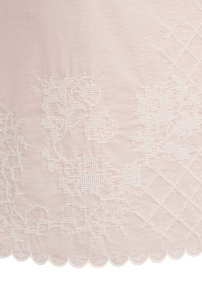 Top with Tyn Embroidery in pink