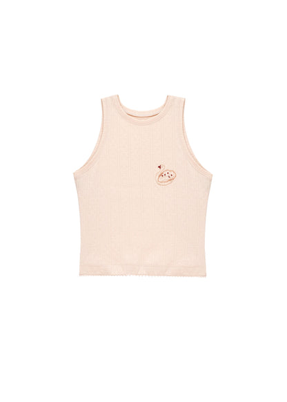 Pink Lace Tank Top