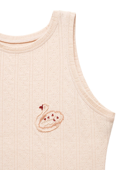 Pink Lace Tank Top