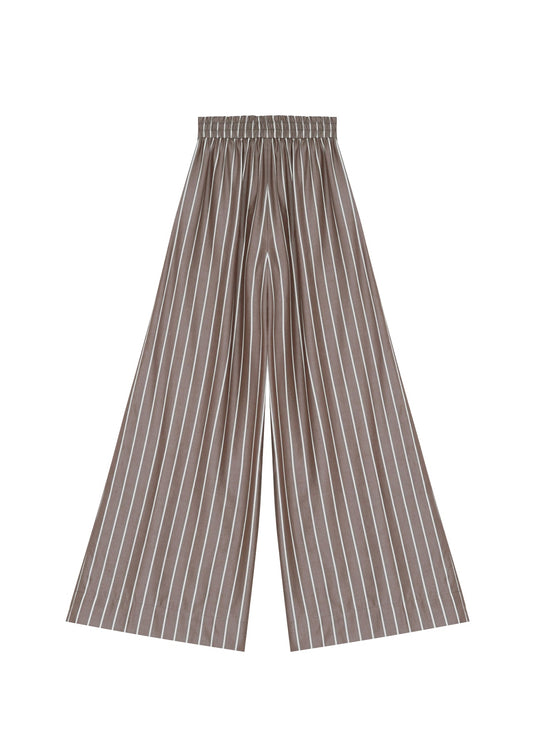 Palazzo Trousers in Dark Stripes