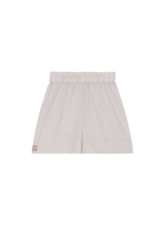 Skirt-Like Striped Shorts