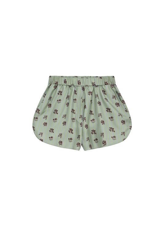 Silk Shorts in Yahidka Pattern