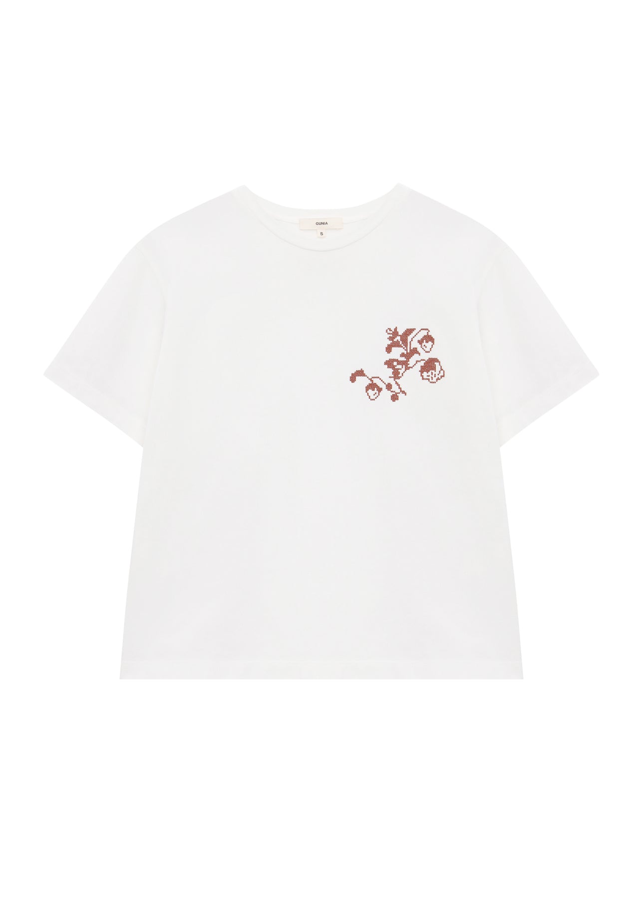 Embroidered GUNIA Jersey T-Shirt