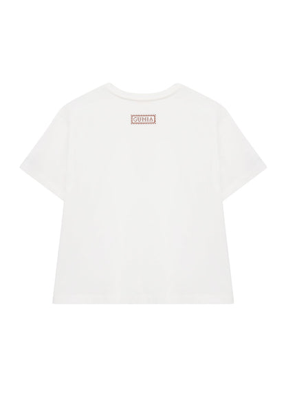 Embroidered GUNIA Jersey T-Shirt