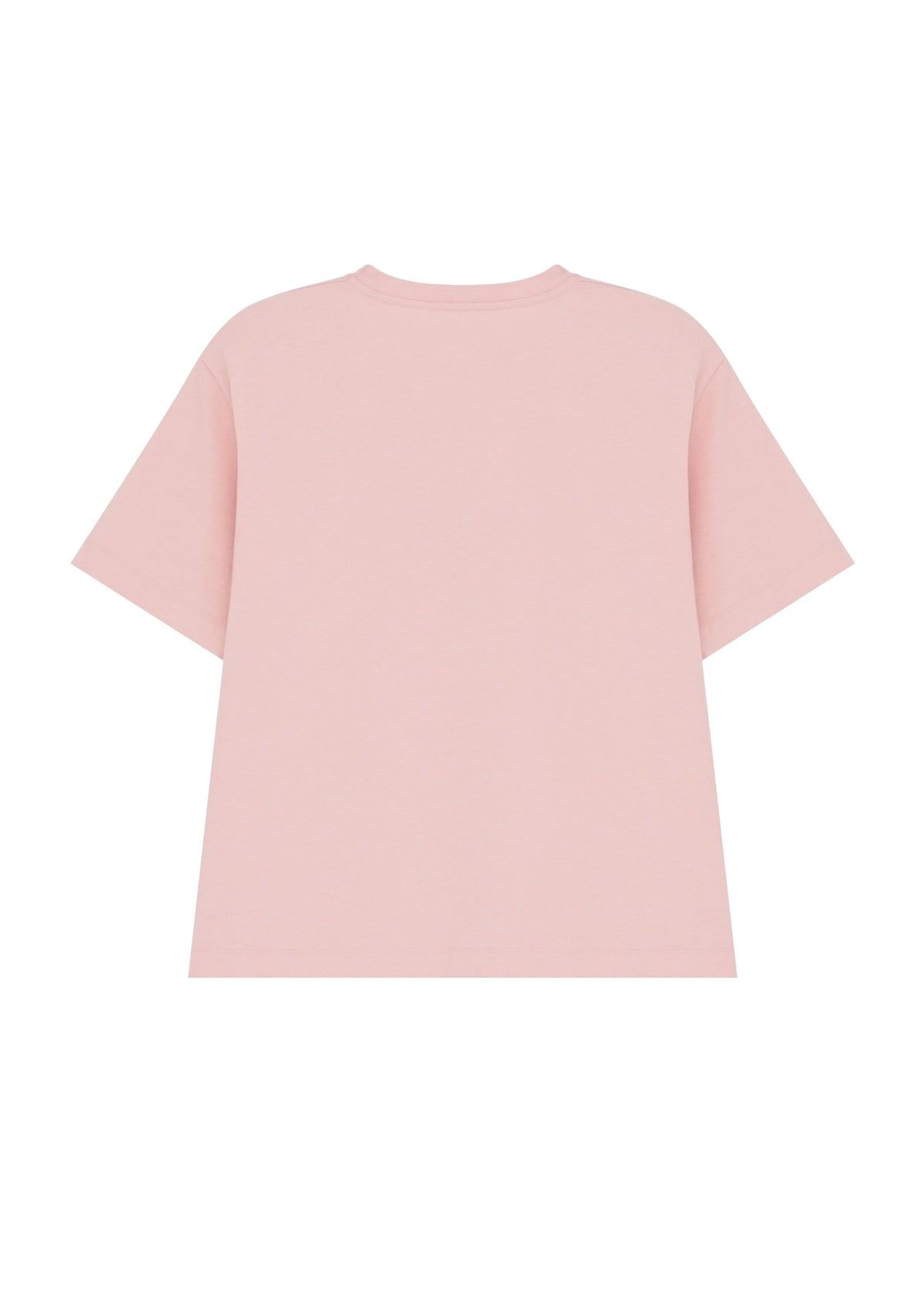 Patch-Detail T-Shirt in Pink