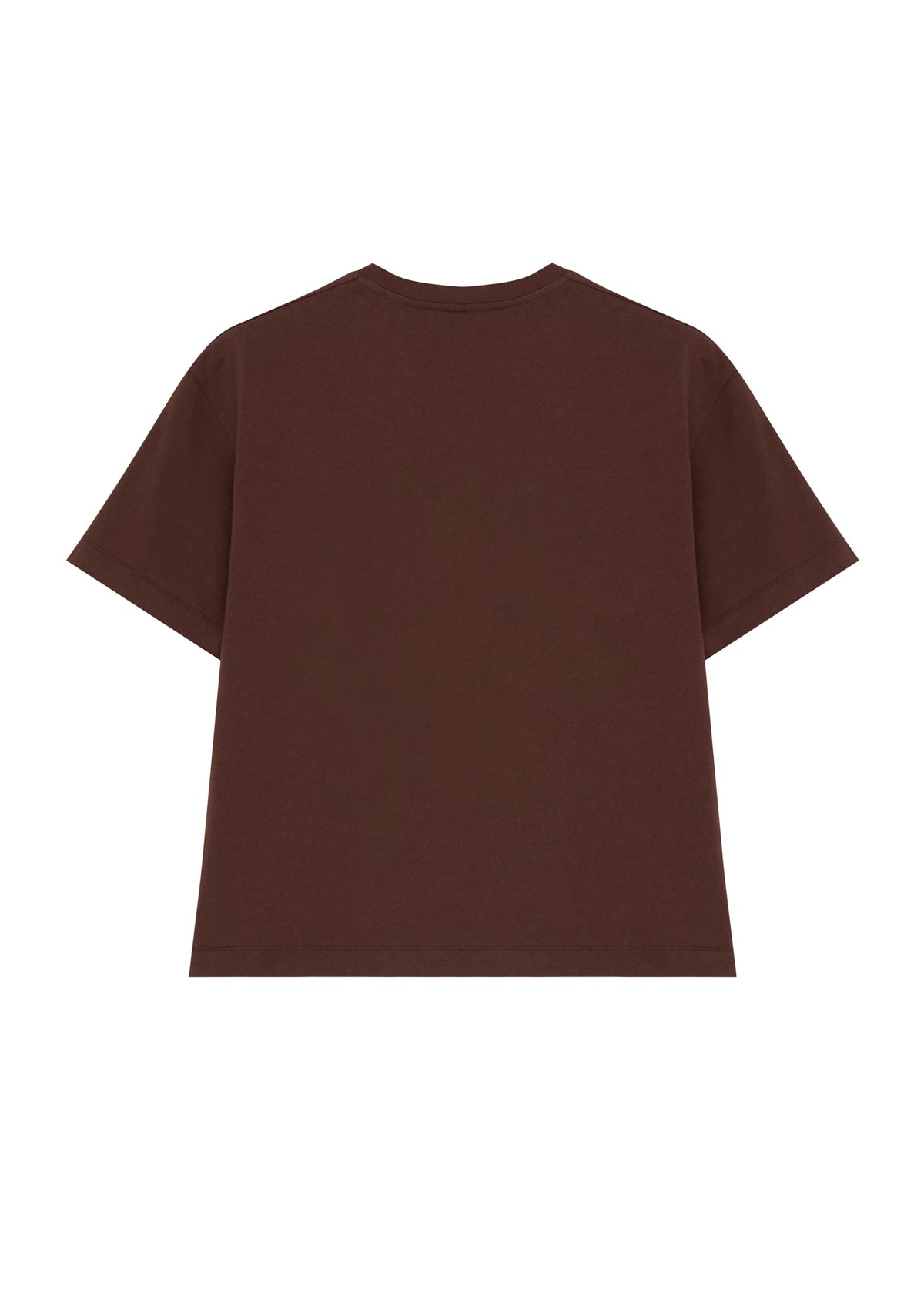 Patch-Detail T-Shirt in Brown