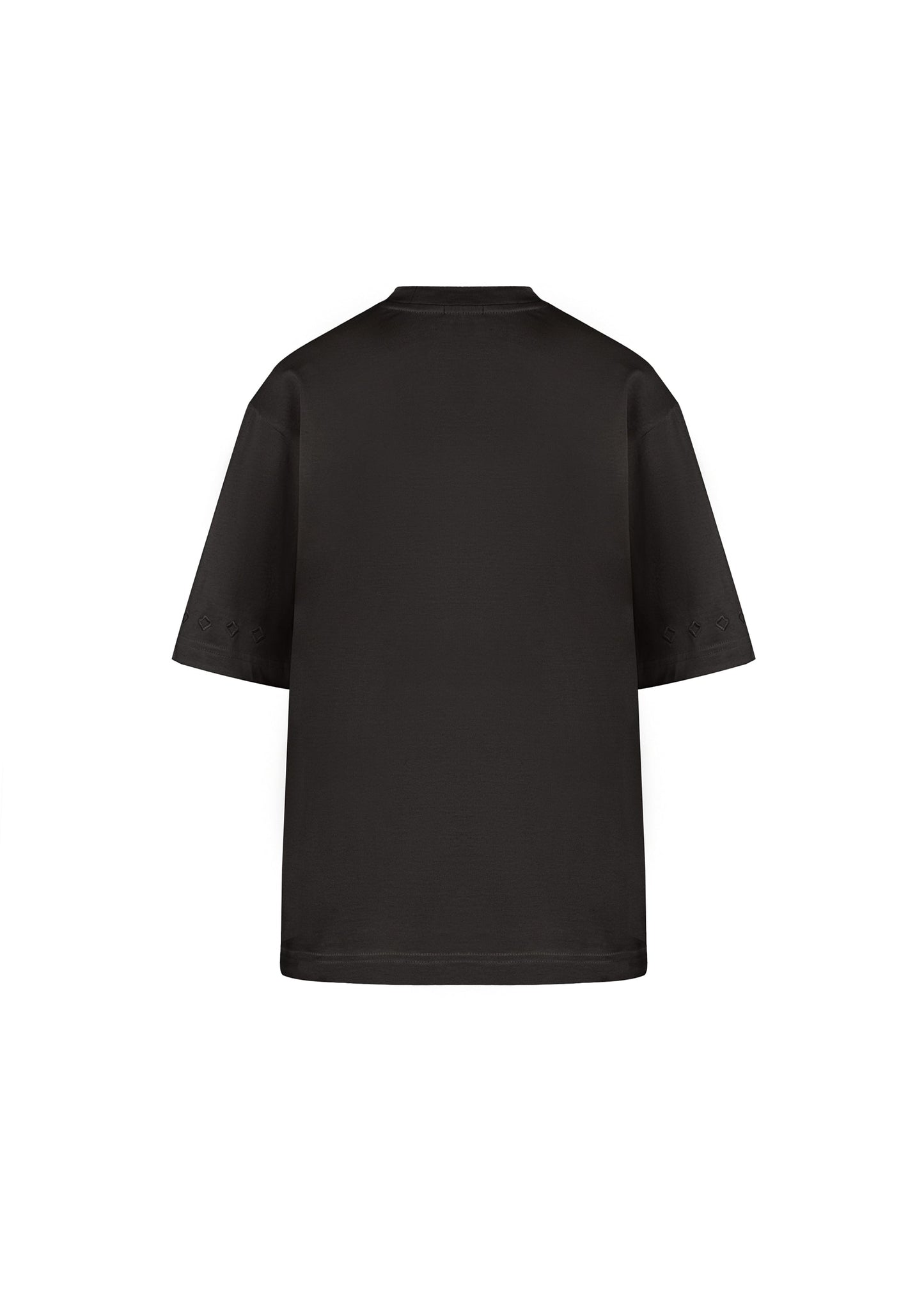 MALVA black еmbroidered t-shirt