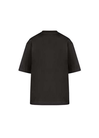 MALVA black еmbroidered t-shirt