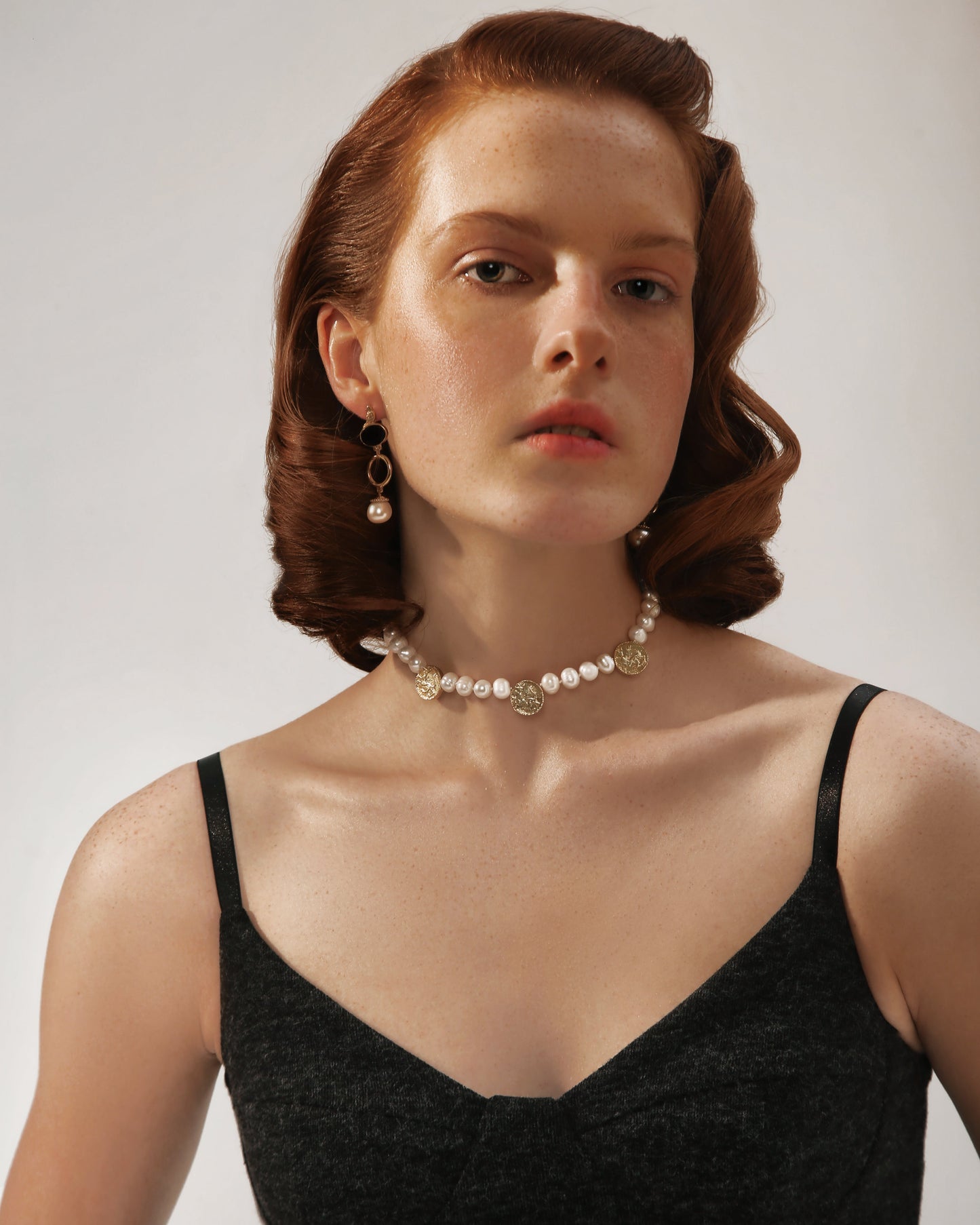 Pearl Necklace with Pendants