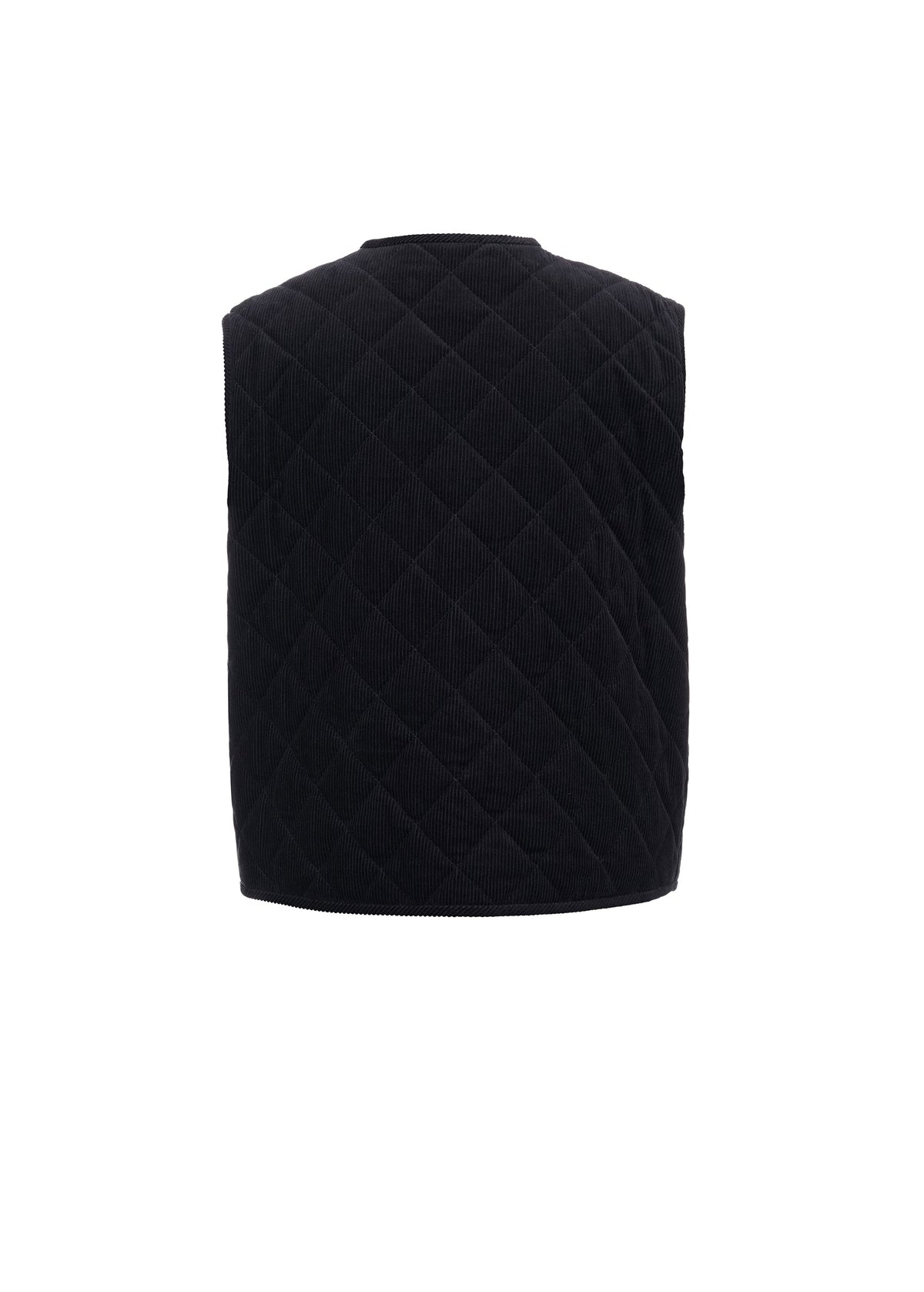 Embroidered Quilted Vest